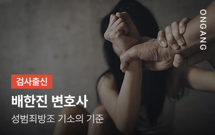 성범죄방조 기소의 기준