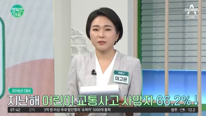 이고은 변호사) 행복한아침 모닝브리핑 고정출연