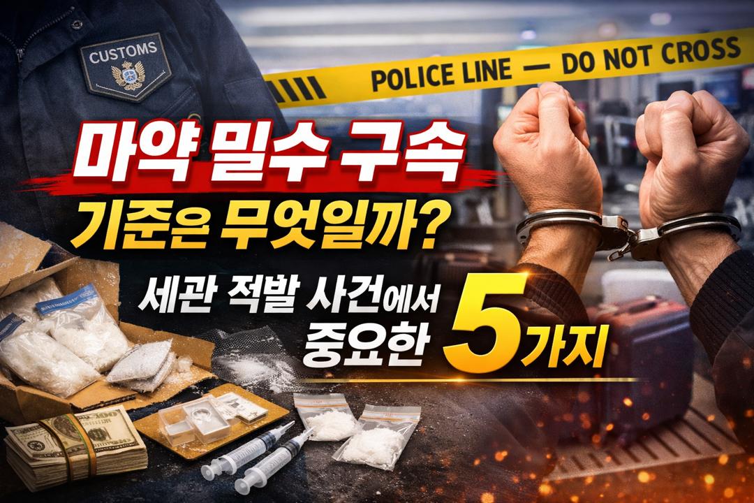 마약 밀수 구속