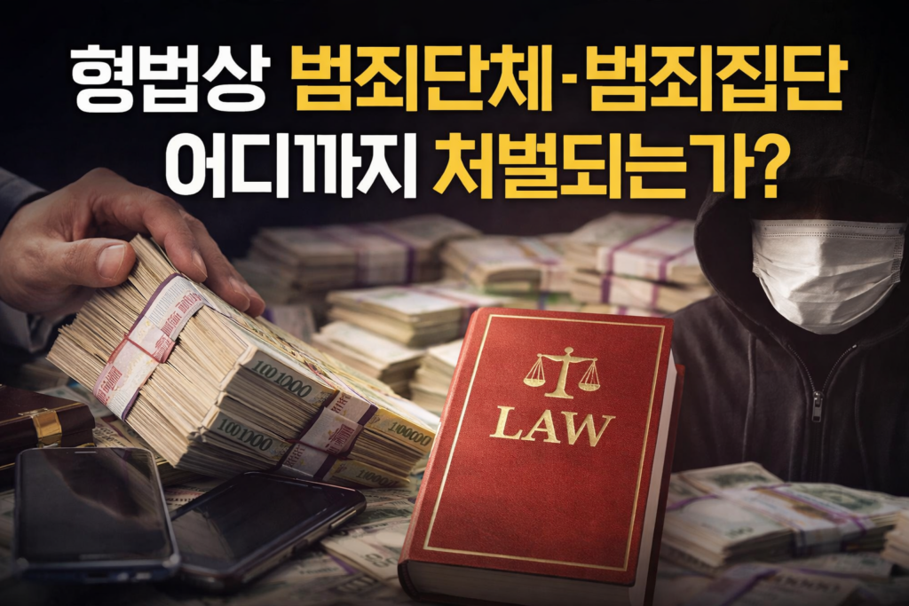 범죄단체·범죄집단