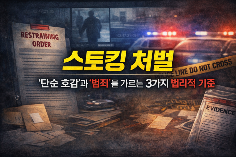 스토킹 처벌
