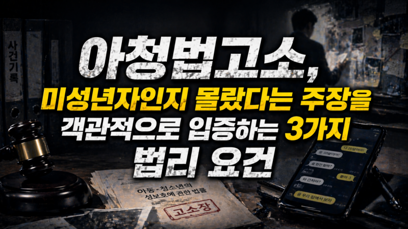 아청법고소