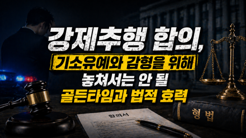 강제추행 합의