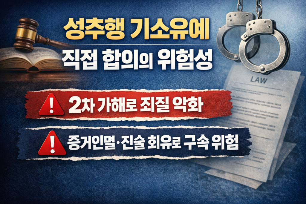 성추행기소유예