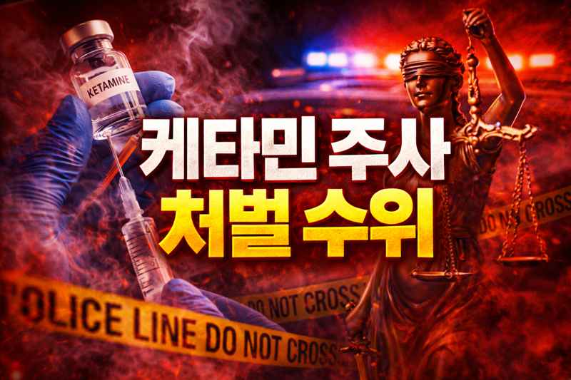 케타민 주사 처벌수위
