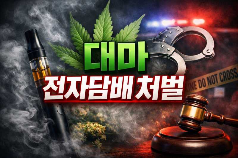 대마 전자담배 처벌