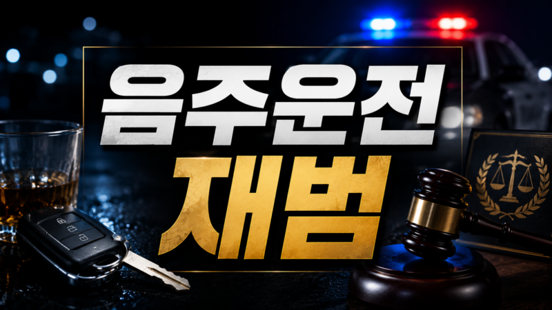 음주운전 재범