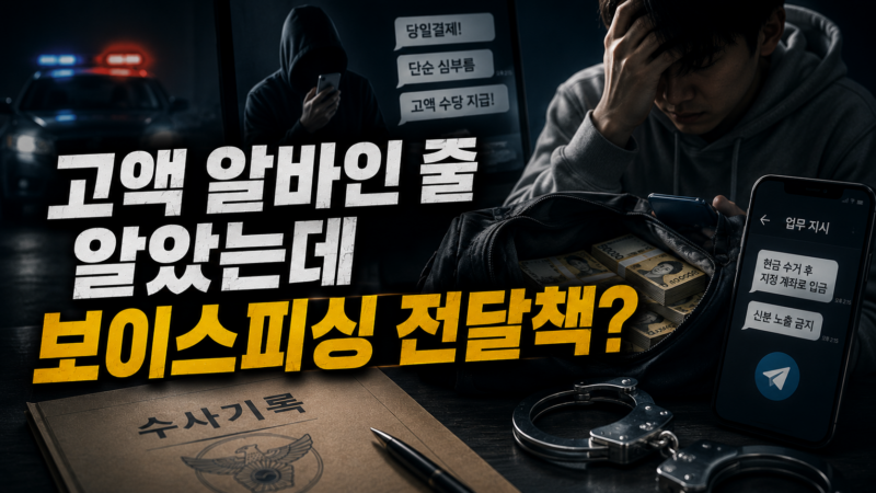 보이스피싱 전달책