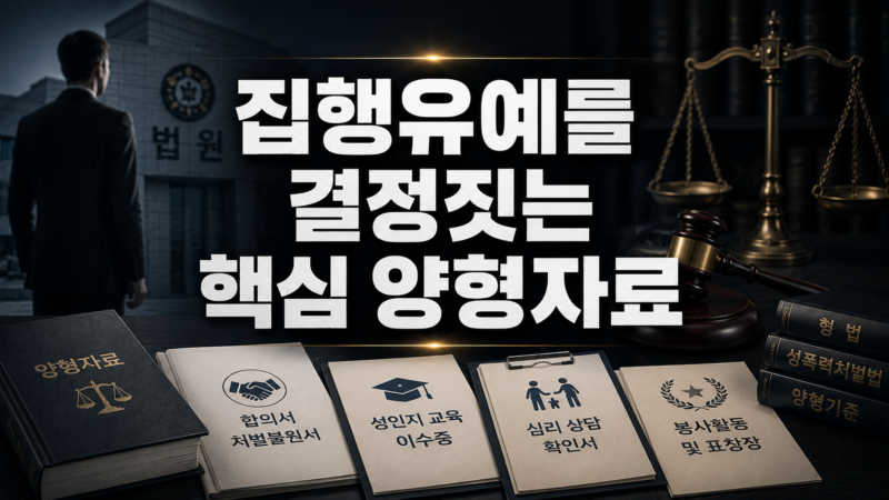 집행유예양형자료