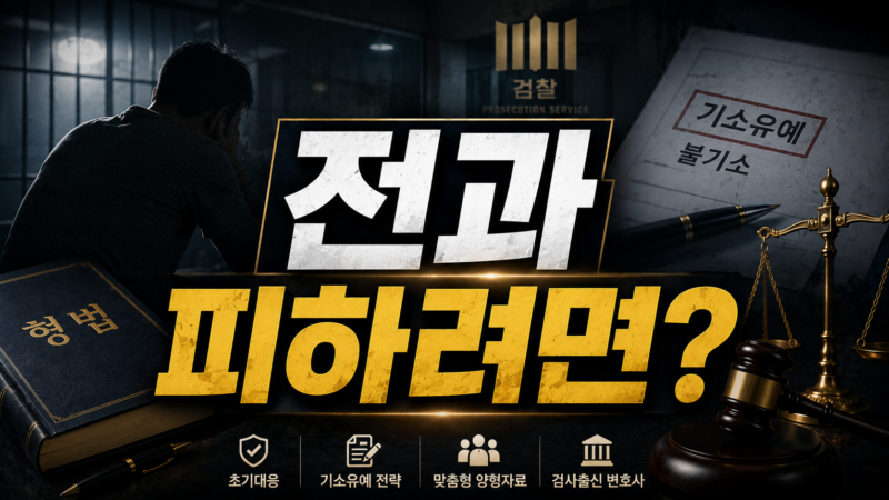 전과를 피하고 싶은 경우 어떤 변호사를 찾아야 할까