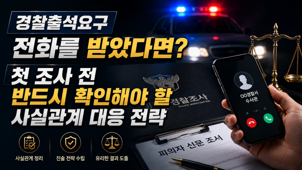 경찰출석요구