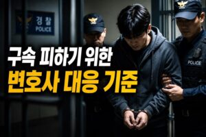 구속 피기 위한 변호사 대응 기준