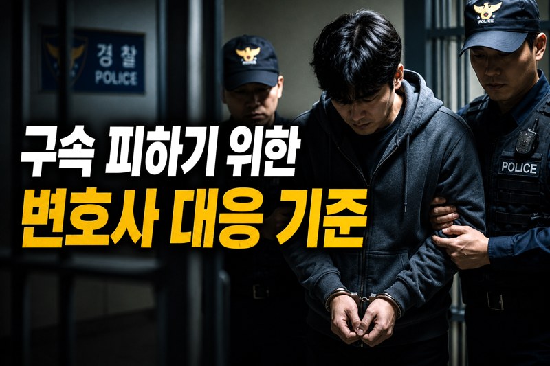 구속 피하기 위한 변호사 대응 기준
