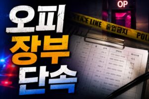 오피 장부 단속