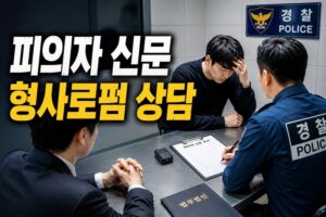 피의자 신문 형사로펌 상담
