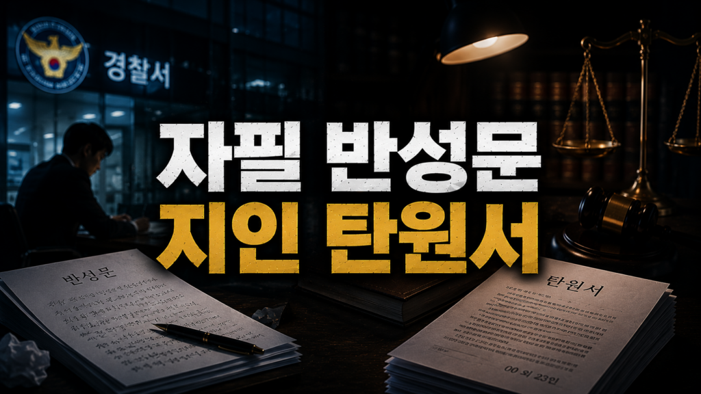 경찰서에 자필 반성문과 지인 탄원서를 많이 내면 정말로 형량이 줄어들까?