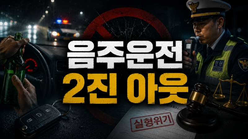 음주운전 2진 아웃