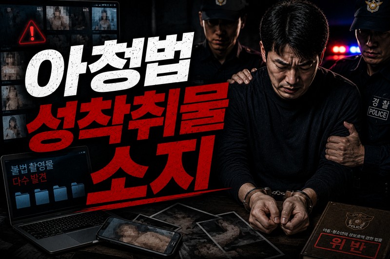 아청법 성착취물 소지